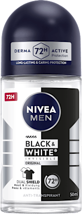 Antitranspirant Deo Roll-on Black & White Invisible Original, 50 ml