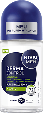 Antitranspirant deodorant roll-on Derma Control Sensitive, 50 ml