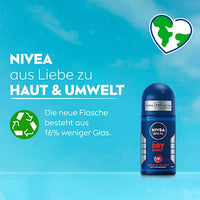 Antitranspirant deodorant roll-on Dry Impact (6x50 ml), 300 ml