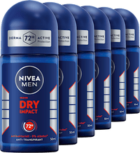 Antitranspirant deodorant roll-on Dry Impact (6x50 ml), 300 ml