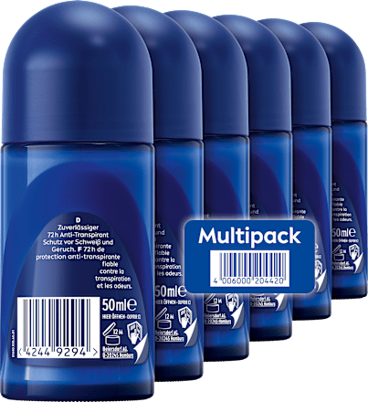 Antitranspirant deodorant roll-on Dry Impact (6x50 ml), 300 ml