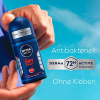 Antitranspirant deodorant roll-on Dry Impact (6x50 ml), 300 ml