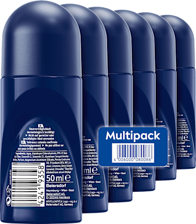 Antitranspirant Deo Roll-on Dry Impact, Vorteilspack (6x50 ml), 300 ml