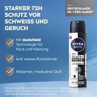 Antitranspirant Deospray Black & White Invisible Original, 150 ml