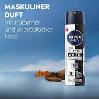 Antitranspirant Deospray Black & White Invisible Original, 150 ml