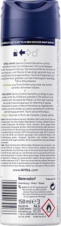 Antitranspirant deodorant spray Derma Control Sensitive, 150 ml