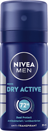 Antitranspirant Deospray Dry Active, Reisegröße, 35 ml