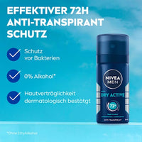 Antitranspirant Deospray Dry Active, Reisegröße, 35 ml