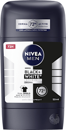 Antitranspirant Deostick Black & White Invisible Original, 50 ml