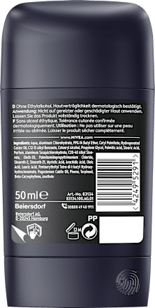 Antitranspirant Deostick Black & White Invisible Original, 50 ml