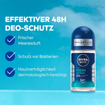 Deodorant roll-on Fresh Ocean, 50 ml