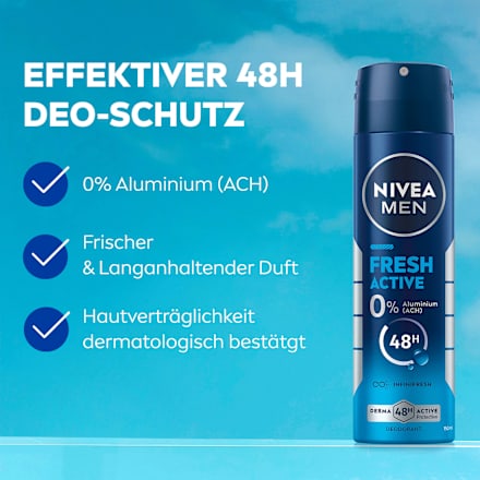 Fresh Active deodorantspray, 150 ml