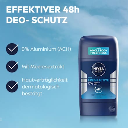Deostick Fresh Active, 50 ml