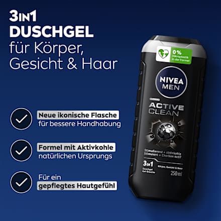 Douchegel Active Clean 3in1, 250 ml
