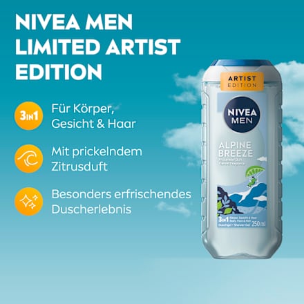 Douchegel Alpine Breeze 3in1, 250 ml