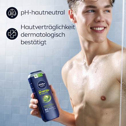 Douchegel Energy 3-in-1, reisformaat, 50 ml