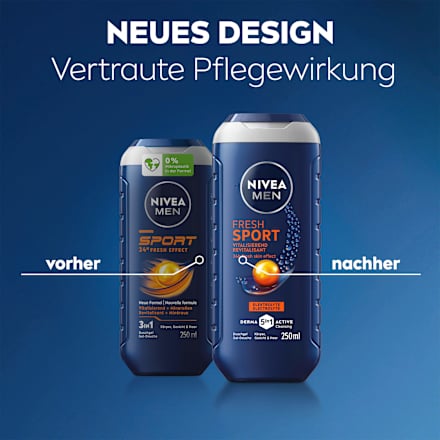 Duschgel Fresh Sport 5in1, 250 ml