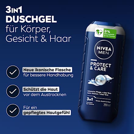 Douchegel Protect &amp; Care 3in1, 250 ml
