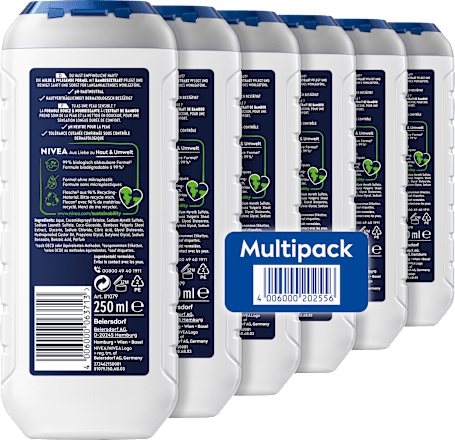 Duschgel Sensitive 3in1 (6x250 ml), 1.500 ml
