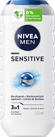 Duschgel Sensitive 3in1, 250 ml NIVEA MEN