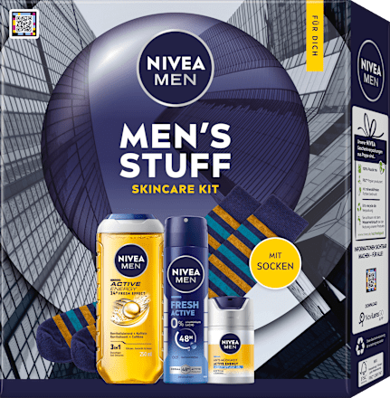 Geschenkset Mens Stuff + Socken 4tlg, 1 St NIVEA MEN