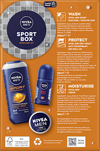 Geschenkset Sport Box 3tlg, 1 St NIVEA MEN