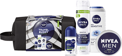 Cadeauset Travel Buddy + toilettas 5 stuks, 1 st