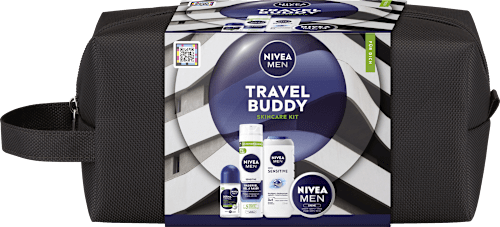 Cadeauset Travel Buddy + toilettas 5 stuks, 1 st