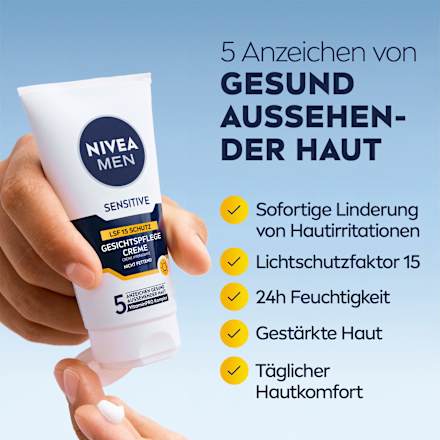 Gevoelige gezichtscrème, SPF 15, 75 ml