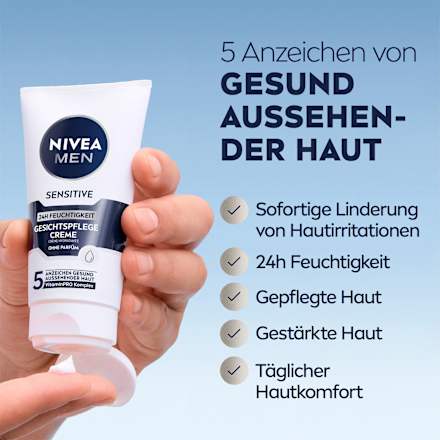 Gesichtscreme sensitive, 75 ml NIVEA MEN