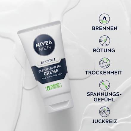Gesichtscreme sensitive, 75 ml NIVEA MEN