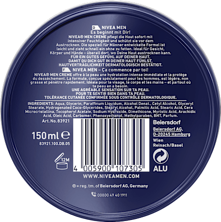 Lichaamsverzorgingscrème, 150 ml