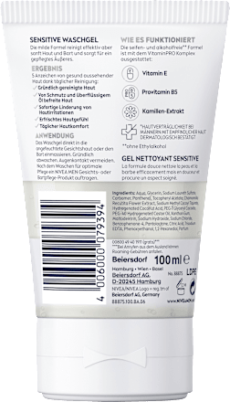 Gevoelige reinigingsgel, 100 ml