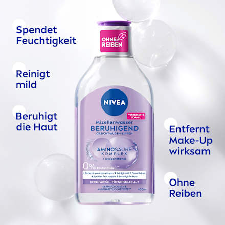 Mizellenwasser beruhigend, 400 ml NIVEA