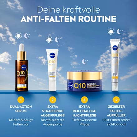 Nachtcreme Q10 Anti-Falten Reichhaltig, 50 ml