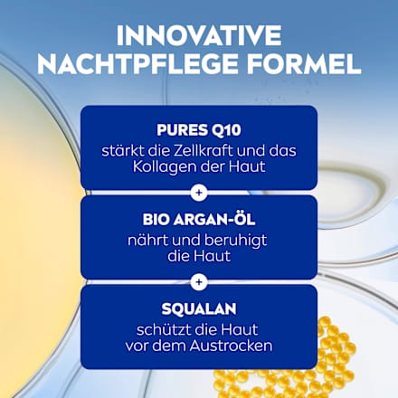 Nachtcreme Q10 Anti-Falten Reichhaltig, 50 ml