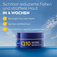 Nachtcreme Q10 Anti-Falten Sensitiv, 50 ml