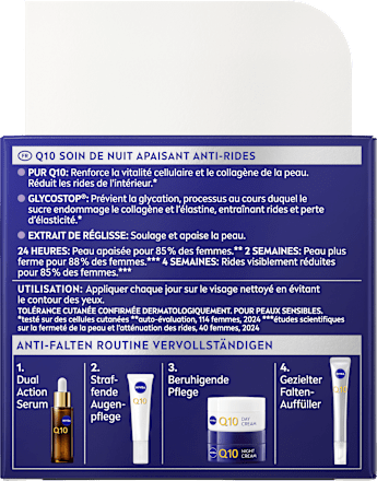 Nachtcreme Q10 Anti-Falten Sensitiv, 50 ml