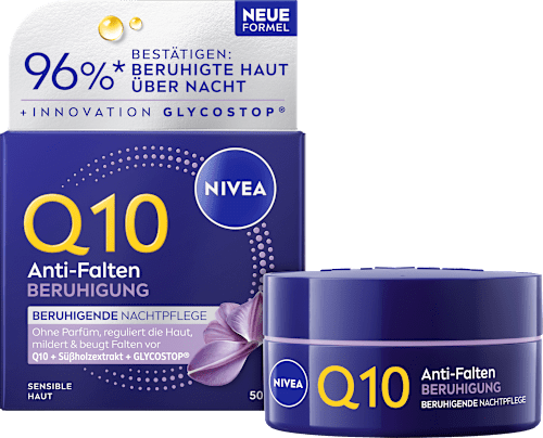 Nachtcreme Q10 Anti-Falten Sensitiv, 50 ml
