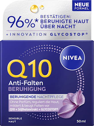 Nachtcreme Q10 Anti-Falten Sensitiv, 50 ml