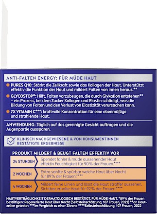 Nachtcreme Q10 Energy, 50 ml