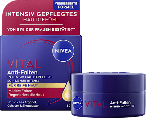 Nachtcreme Vital  Anti-Falten Intensiv, 50 ml