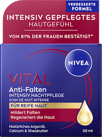 Nachtcreme Vital  Anti-Falten Intensiv, 50 ml