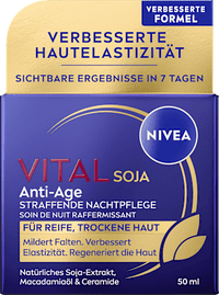 Nachtcreme Vital Soja Anti-Age straffend, 50 ml