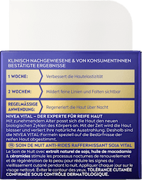 Nachtcreme Vital Soja Anti-Age straffend, 50 ml