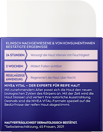 Nachtcreme Vital strahlender Teint regenerierend, 50 ml