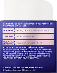 Nachtcreme Vital strahlender Teint regenerierend, 50 ml