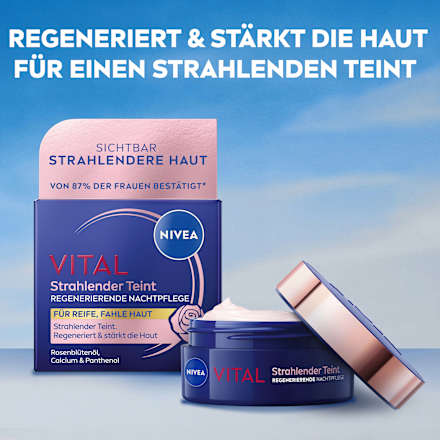 Nachtcreme Vital strahlender Teint regenerierend, 50 ml