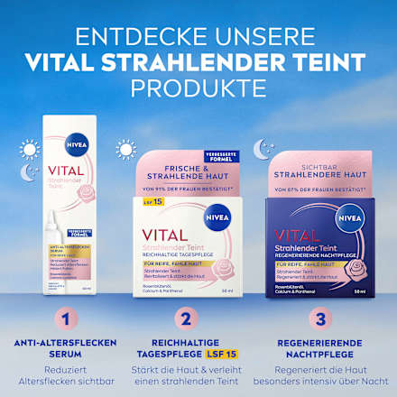 Nachtcreme Vital strahlender Teint regenerierend, 50 ml