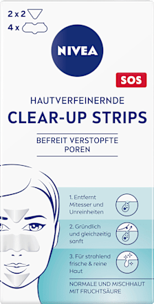 Neusstrips Clear-Up huidverfijning, 6 stuks